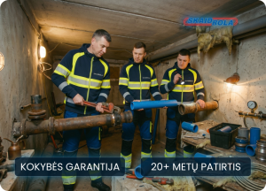 daugiabučio namo vamzdynų keitimas ir rekovacija su skaidrola komanda vilniuje ir klaipėdoje